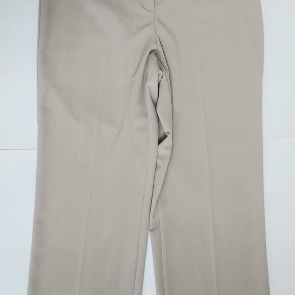 NWT East 5th Secretely Slender Tan Flat Front Hi Rise Straight Leg Pants Size 14 - Picture 2 of 7